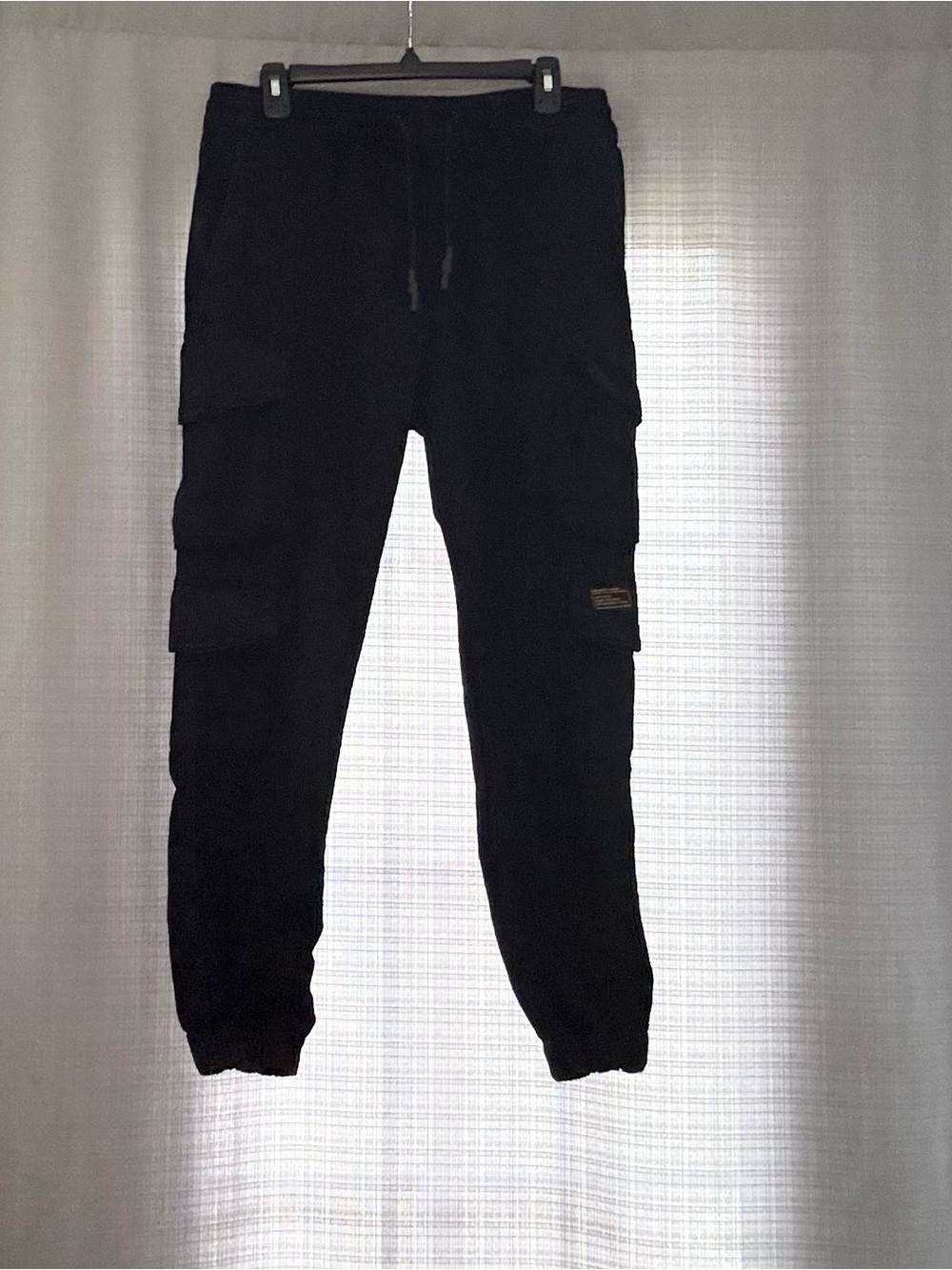 Zara Black Cargo Jogger Pants